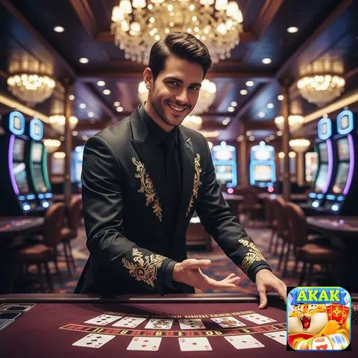 Ilustração de Acesse o aplicativo cassino akak para jogos em qualquer lugar