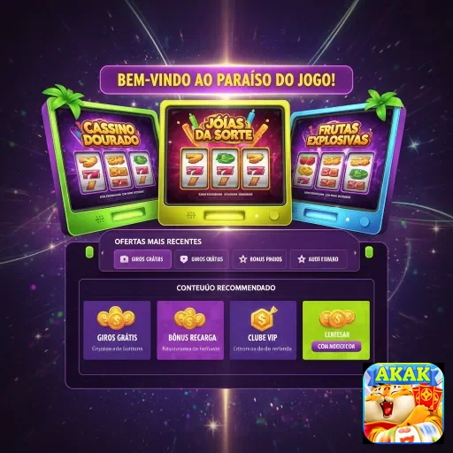 Imagem de akak Cadastre-se e aproveite bônus rápidos e